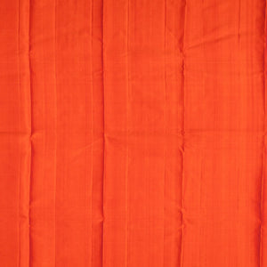 Red Handloom Kanchipuram Silk Saree With Jasmine Buttas-Red