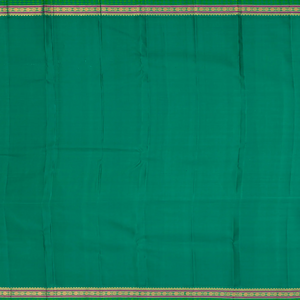 Baby Pink Handloom Kanchipuram Korvai Silk Saree With Checks-Baby Pink