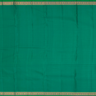 Baby Pink Handloom Kanchipuram Korvai Silk Saree With Checks-Baby Pink