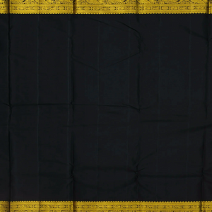 Aquamarine Handloom Kanchipuram Korvai Silk Saree With Floral Buttas-Aquamarine