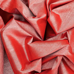 Red Handloom Kanchipuram Korvai Silk Saree With Temple Border-Red