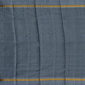 Maroon Handloom Kanchipuram Silk Saree With Stripes-Maroon