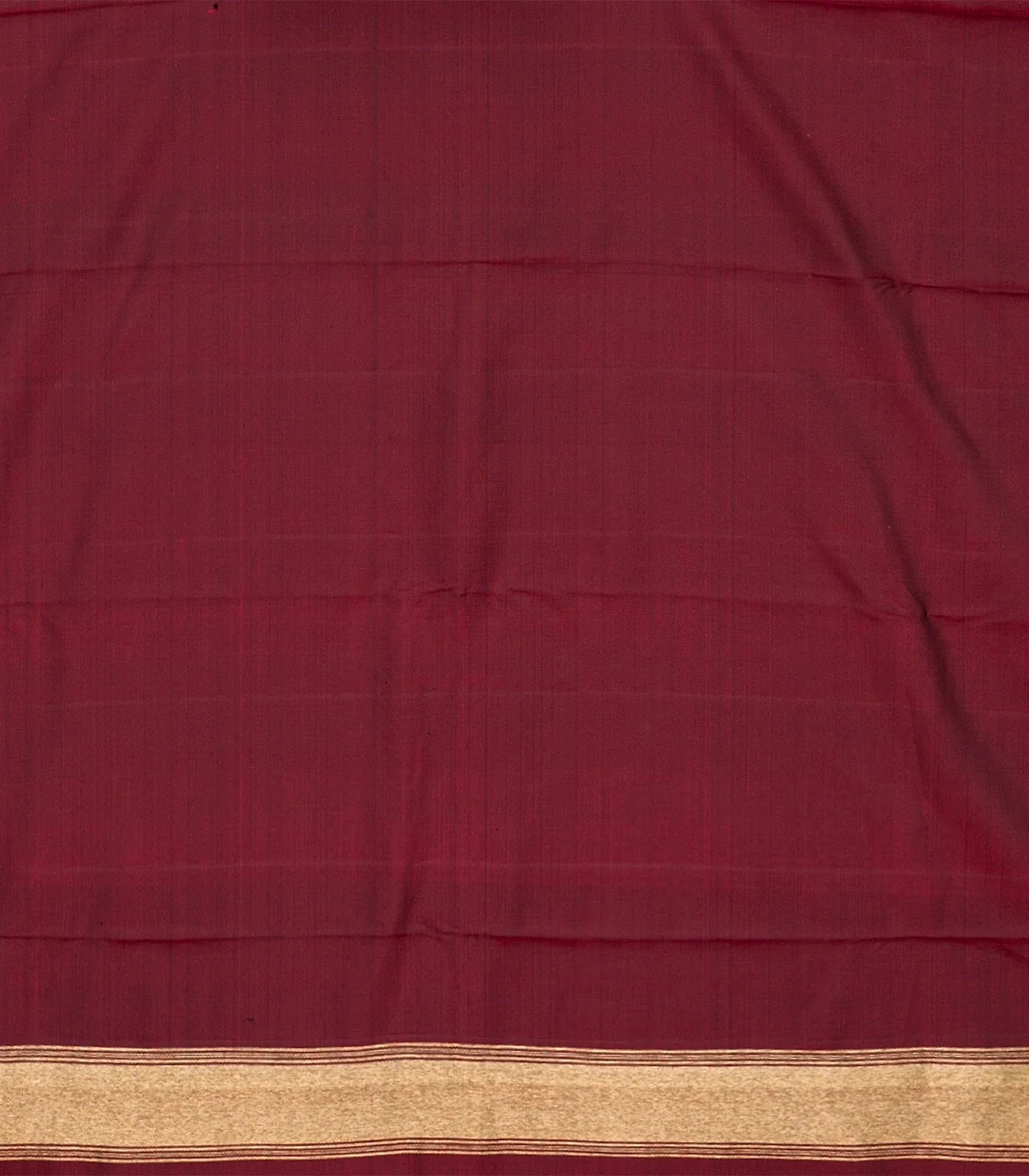 Black Handloom Kanchipuram Silk Saree With Rising Border-Black