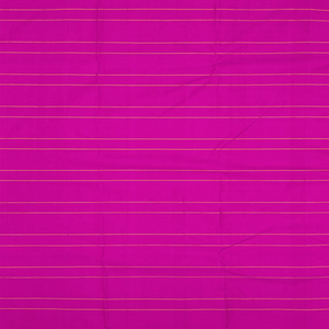 Baby Pink Handloom Kanchipuram Silk Saree With Multi Stripes-Baby Pink