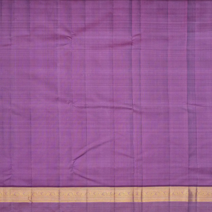 Aquamarine Handloom Kanchipuram Korvai Silk Saree With Floral Motifs-Aquamarine