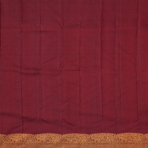 Blue Handloom Kanchipuram Korvai Silk Saree With Chakaram Motifs-Blue