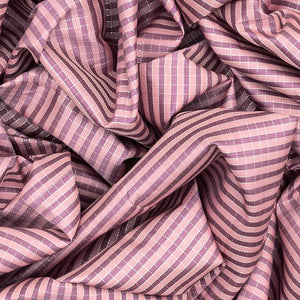 Dusty Pink Handloom Kanchipuram Silk Saree With Checks-Dusty Pink