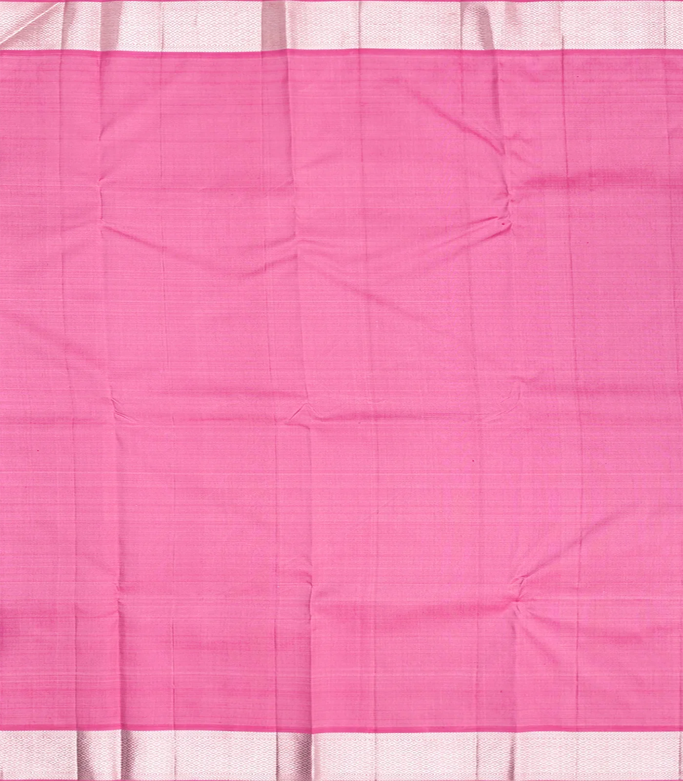 Dusty Pink Handloom Kanchipuram Silk Saree With Checks-Dusty Pink