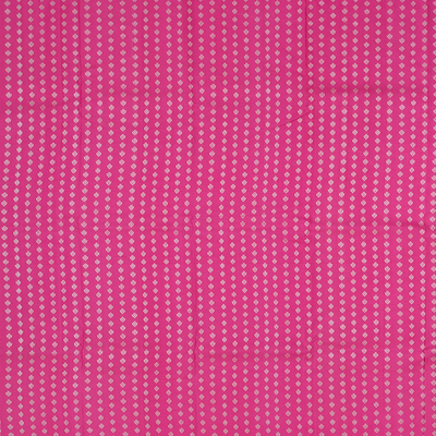 Leafy Green Handloom Kanchipuram Silk Saree With Dotted Stripes-Leaf Green