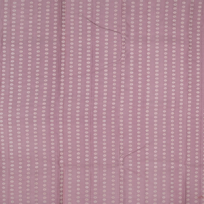 Green Handloom Kanchipuram Silk Saree With Veldari Stripes-Green