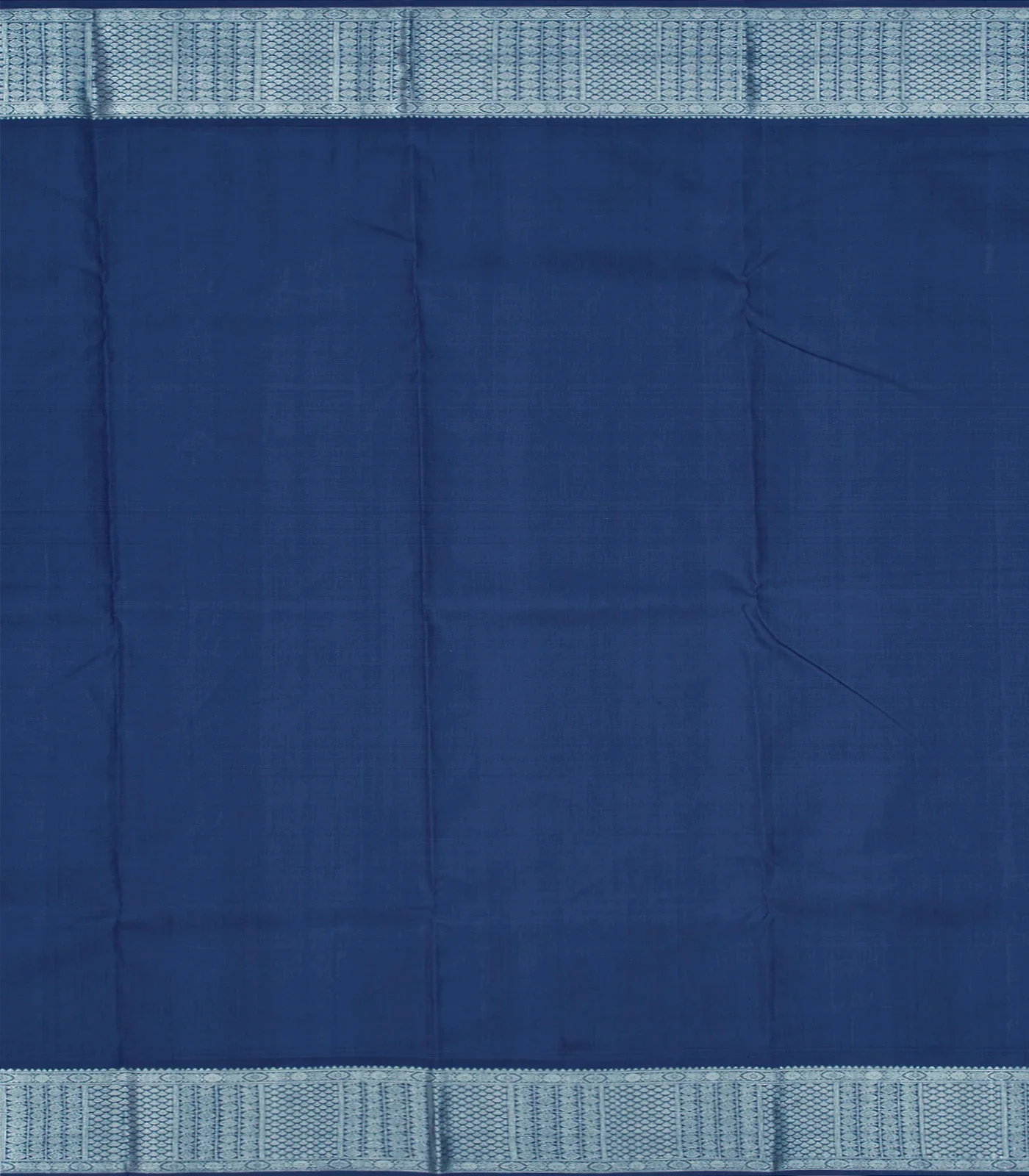 Dark Peach Handloom Korvai Kanchipuram Silk Saree With Chakaram Motifs-Dark Peach