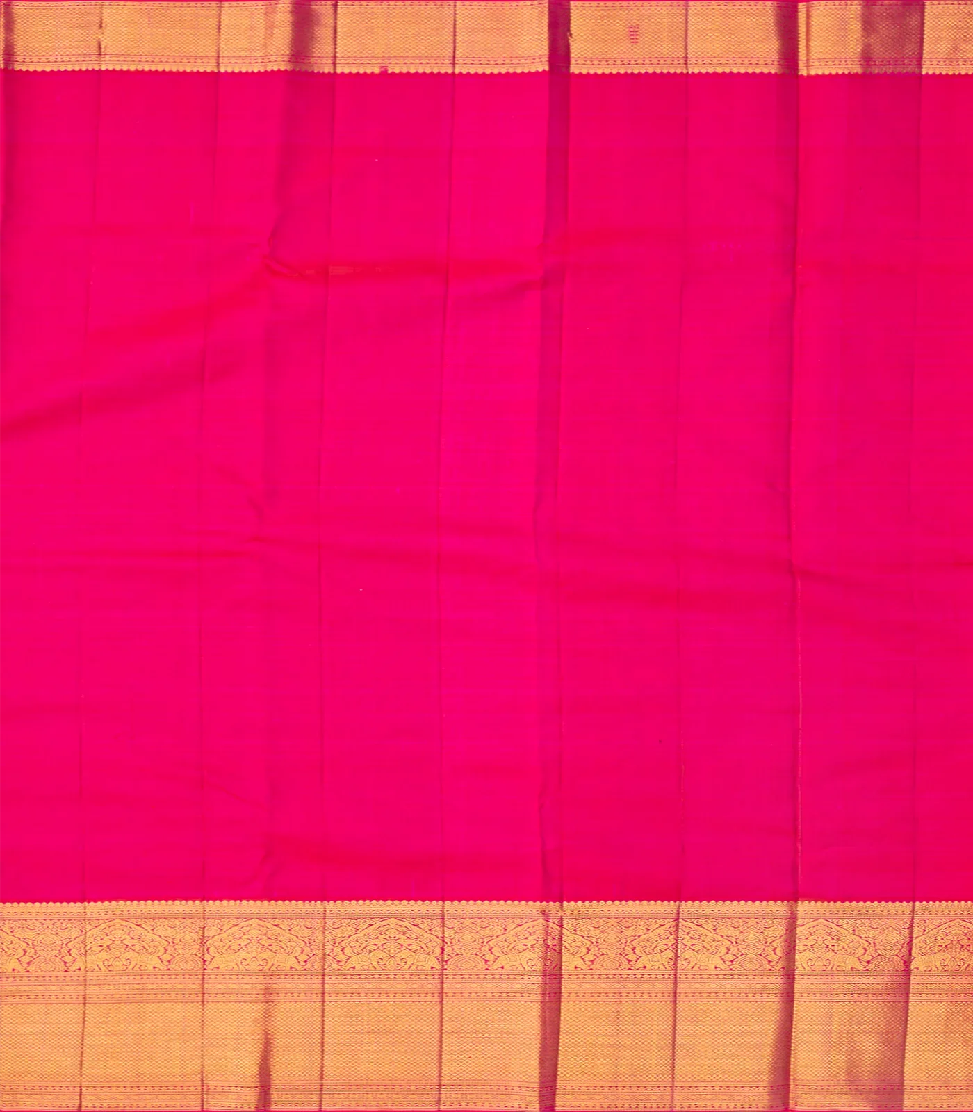 Blue Handloom Kanchipuram Korvai Silk Saree With Zari Checks-Blue