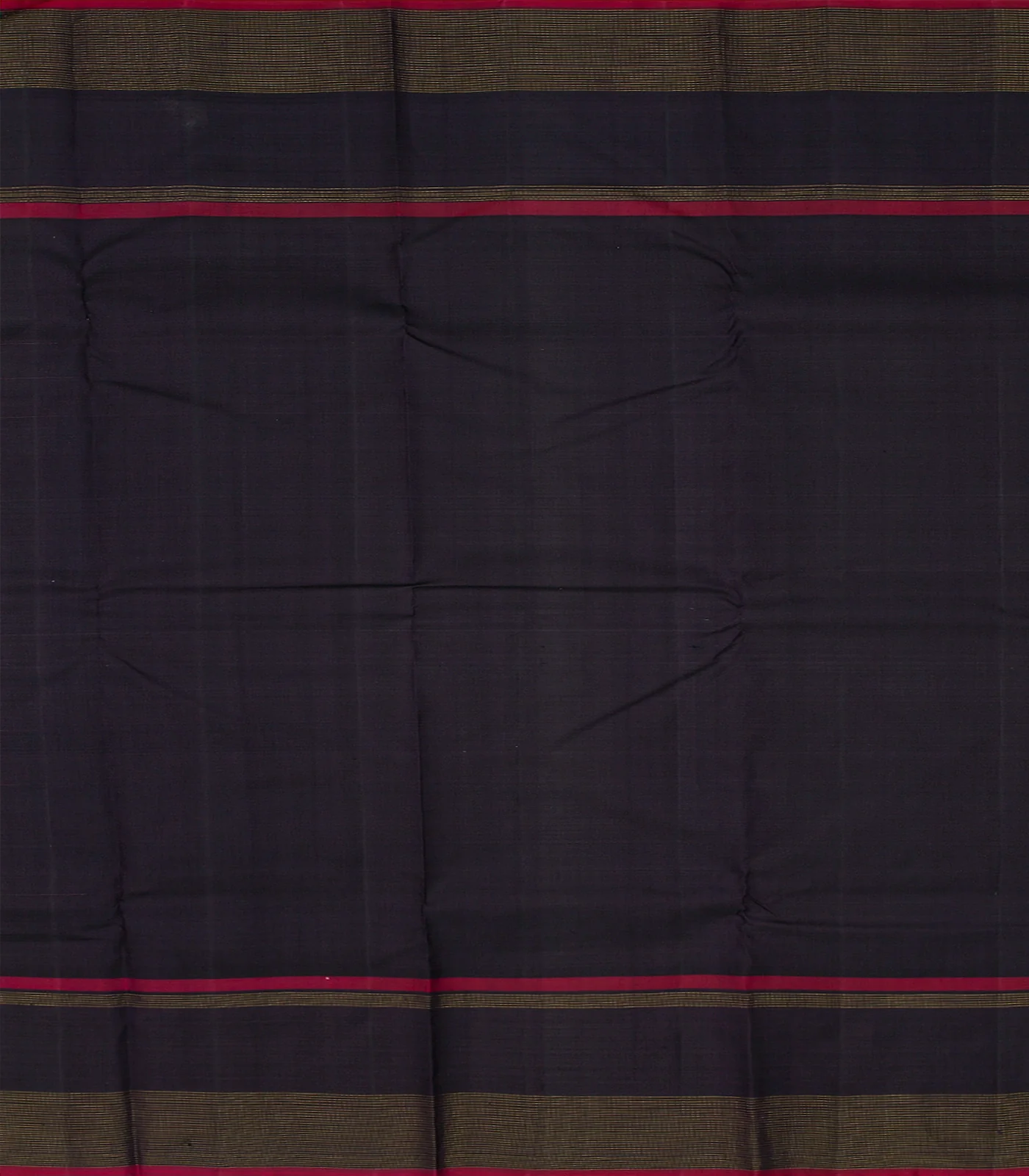 Baby Pink Handloom Kanchipuram Korvai Silk Saree With Checks-Baby Pink