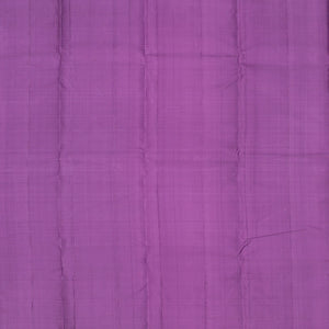 Peach Handloom Kanchipuram Silk Saree With Zari Stripes-Peach