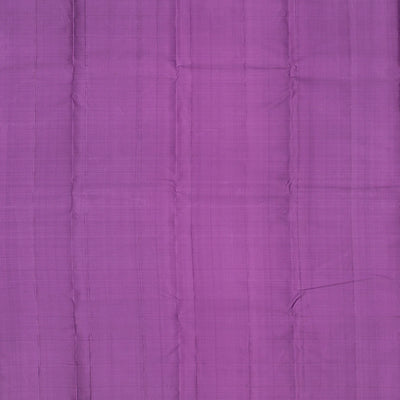 Peach Handloom Kanchipuram Silk Saree With Zari Stripes-Peach