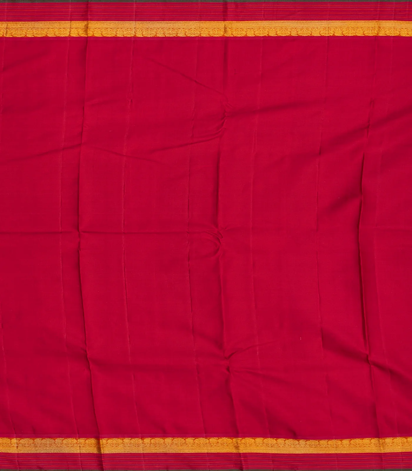 Blue Handloom Kanchipuram Silk Saree With Buttas-Blue