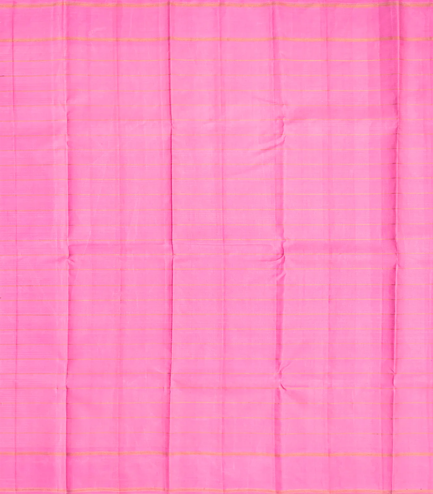 Light Peach Handloom Kanchipuram Korvai Silk Saree With Checks-Light Peach