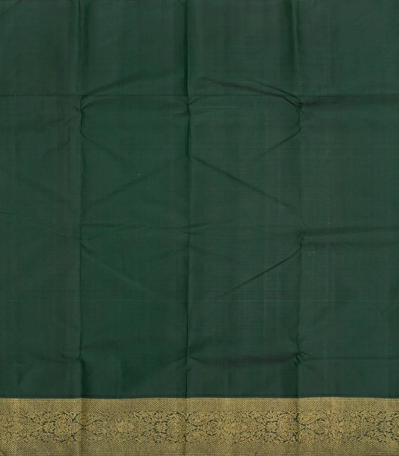 Baby Pink Handloom Kanchipuram Korvai Silk Saree With Green Border-Baby Pink