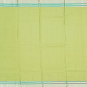 Pista Green Handloom Kanchipuram Silk Saree  With Gandaberunda Motifs-Pista Green