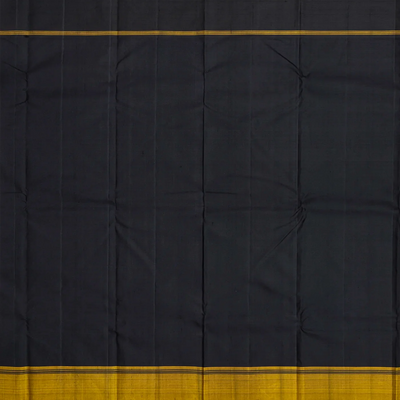 Red Handloom Kanchipuram Plain Korvai Silk Saree-Red