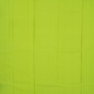 Light Green Handloom Kanchipuram Silk Saree With Leaf Motifs-Light Green