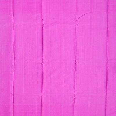 Magenta Handloom Kanchipuram Silk Saree With Abstract Motifs-Magenta