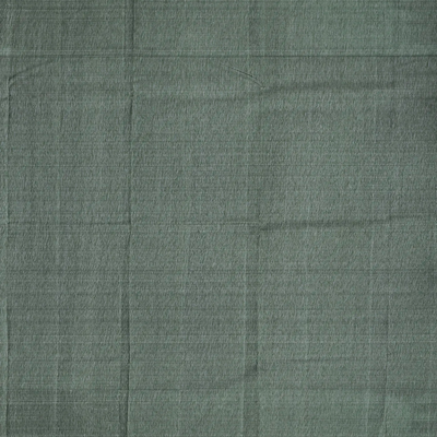 Grey Handloom Kanchipuram Silk Saree With Tie & Dye Floral Motifs-Grey