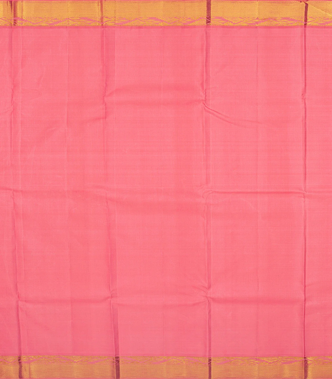 Taupe Handloom Kanchipuram Korvai Silk Saree Kamalam Buttas-Taupe