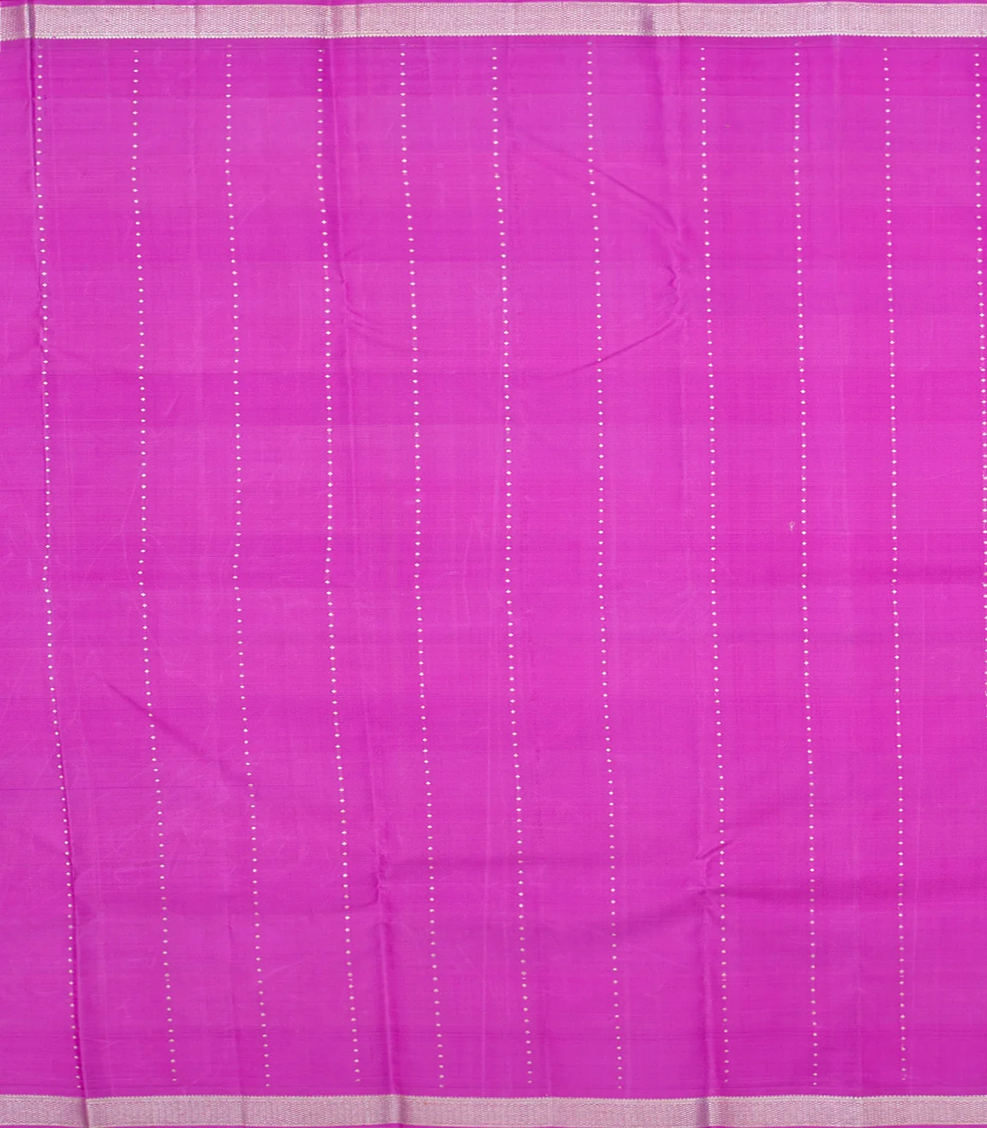 Pink Handloom Kanchipuram Silk Saree With Zari Checks & Buttas-Pink