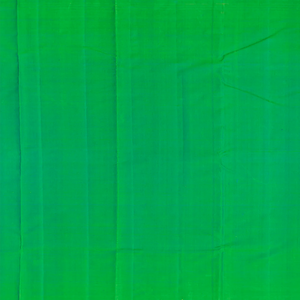 Green Handloom Kanchipuram Silk Saree With Floral Buttas & Checks-Green