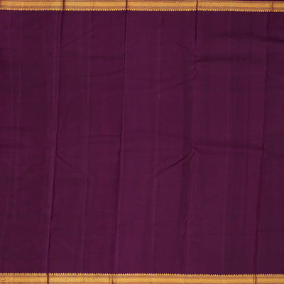 Turquoise Handloom Kanchipuram Korvai Silk Saree With Zari Checks-Turquoise