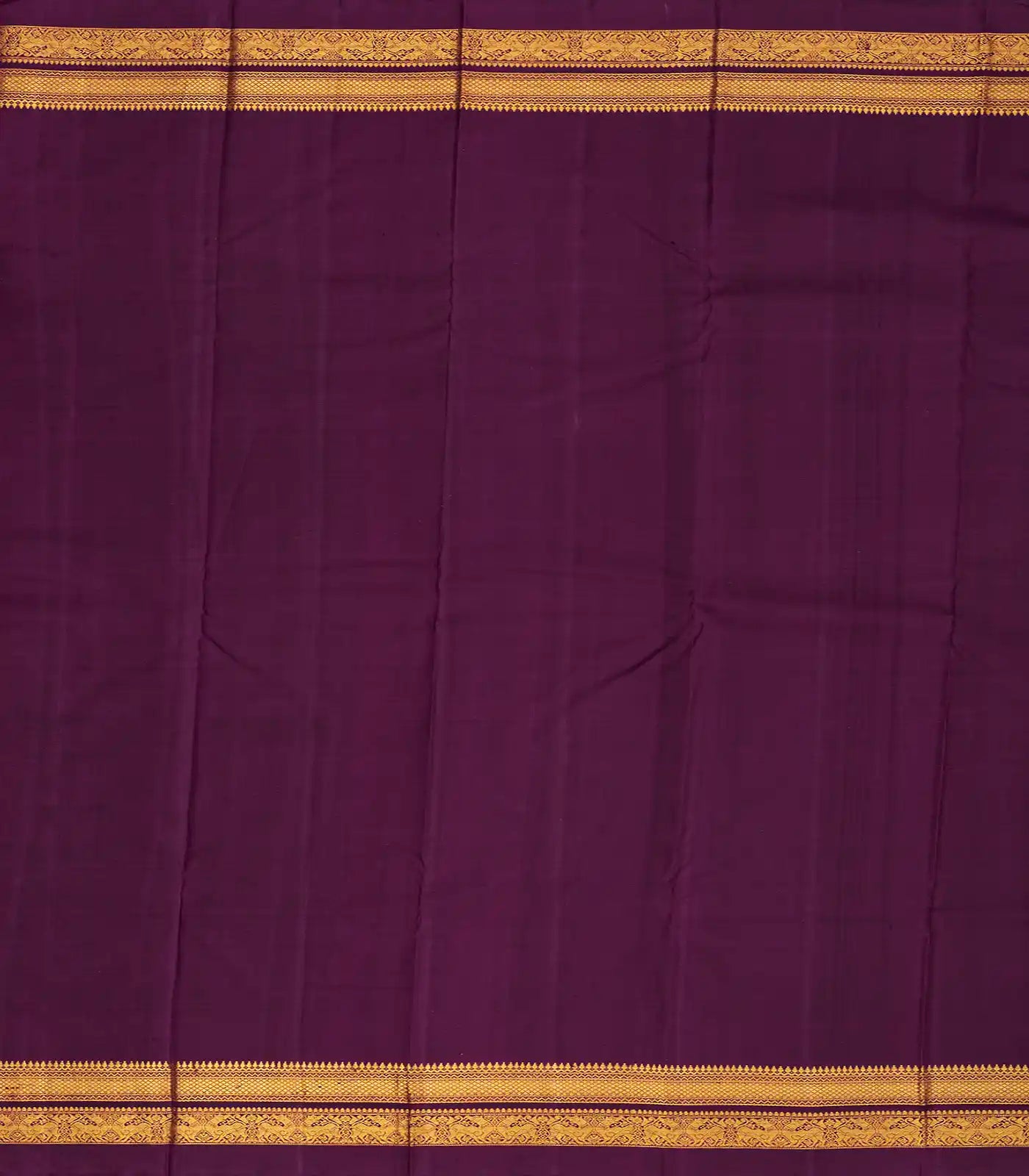 Turquoise Handloom Kanchipuram Korvai Silk Saree With Zari Checks-Turquoise