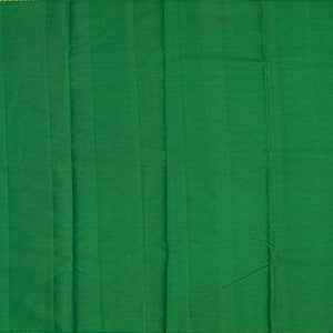 Crimson Handloom Kanchipuram Silk Saree With Zari Stripes-Crimson