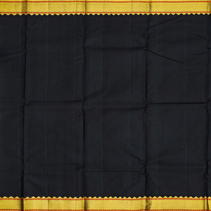 Green Handloom Kanchipuram Korvai Silk Saree With Floral Buttas-Green