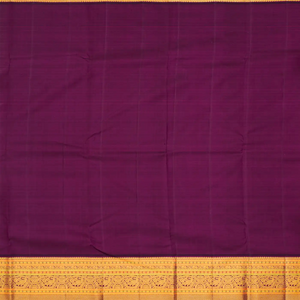Lavender Handloom Kanchipuram Korvai Silk Saree With Annam Buttas-Lavander