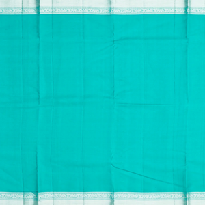 Peach Handloom Kanchipuram Korvai Silk Saree With Zari Checks-Peach