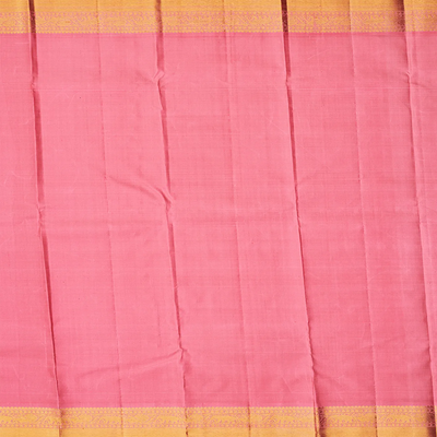 Aquamarine Handloom Kanchipuram Korvai Silk Saree With Checks-Aquamarine