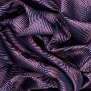 Lilac Handloom Kanchipuram Silk Saree With Chevron Motifs-Lilac