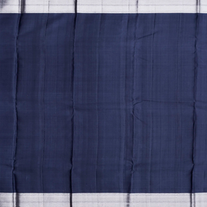 Lilac Handloom Kanchipuram Silk Saree With Chevron Motifs-Lilac