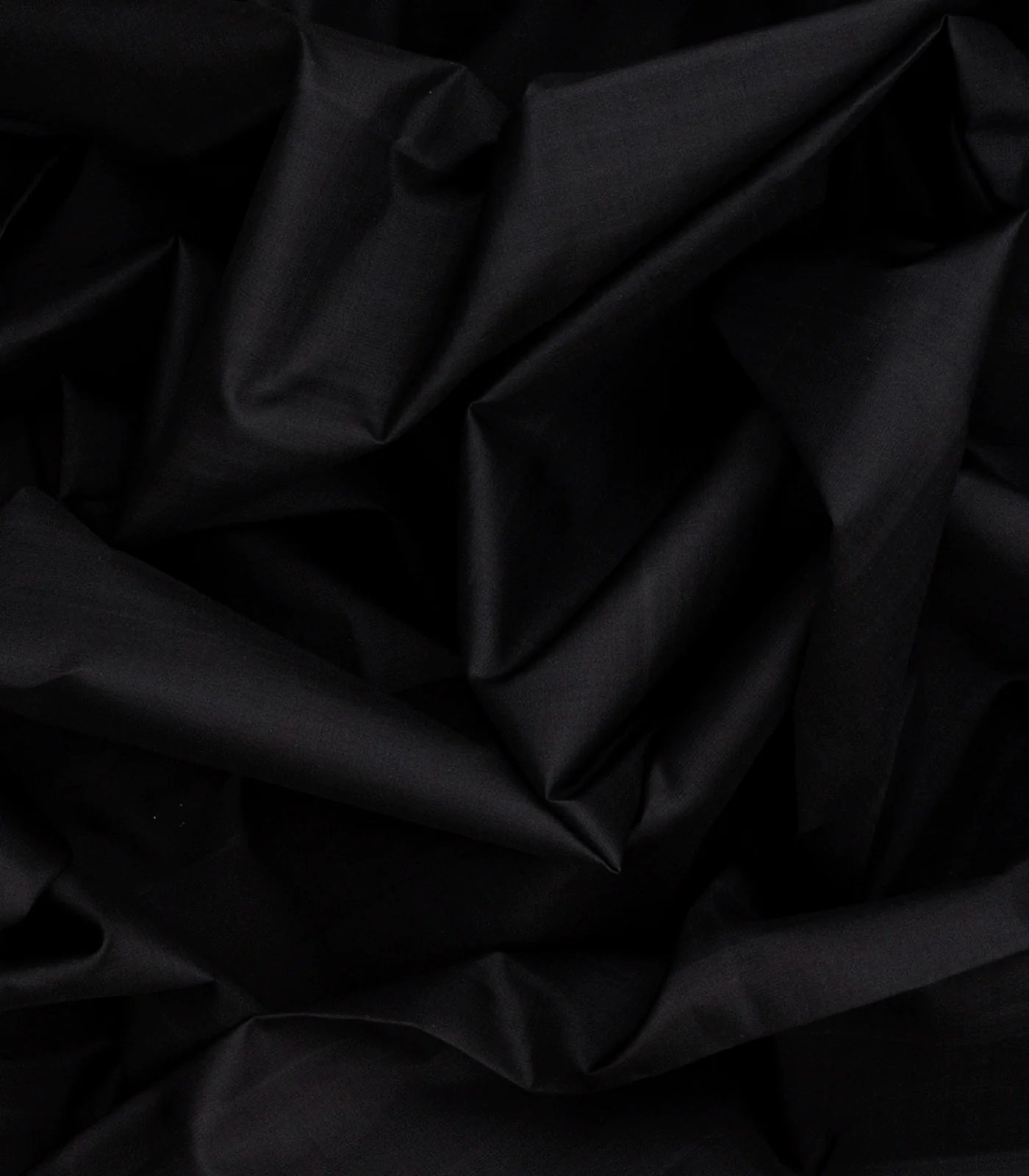 Black Handloom Kanchipuram Silk Saree With Mango Buttas-Black