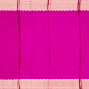 Aquamarine Handloom Kanchipuram Korvai Silk Saree With Pink Border-Aquamarine