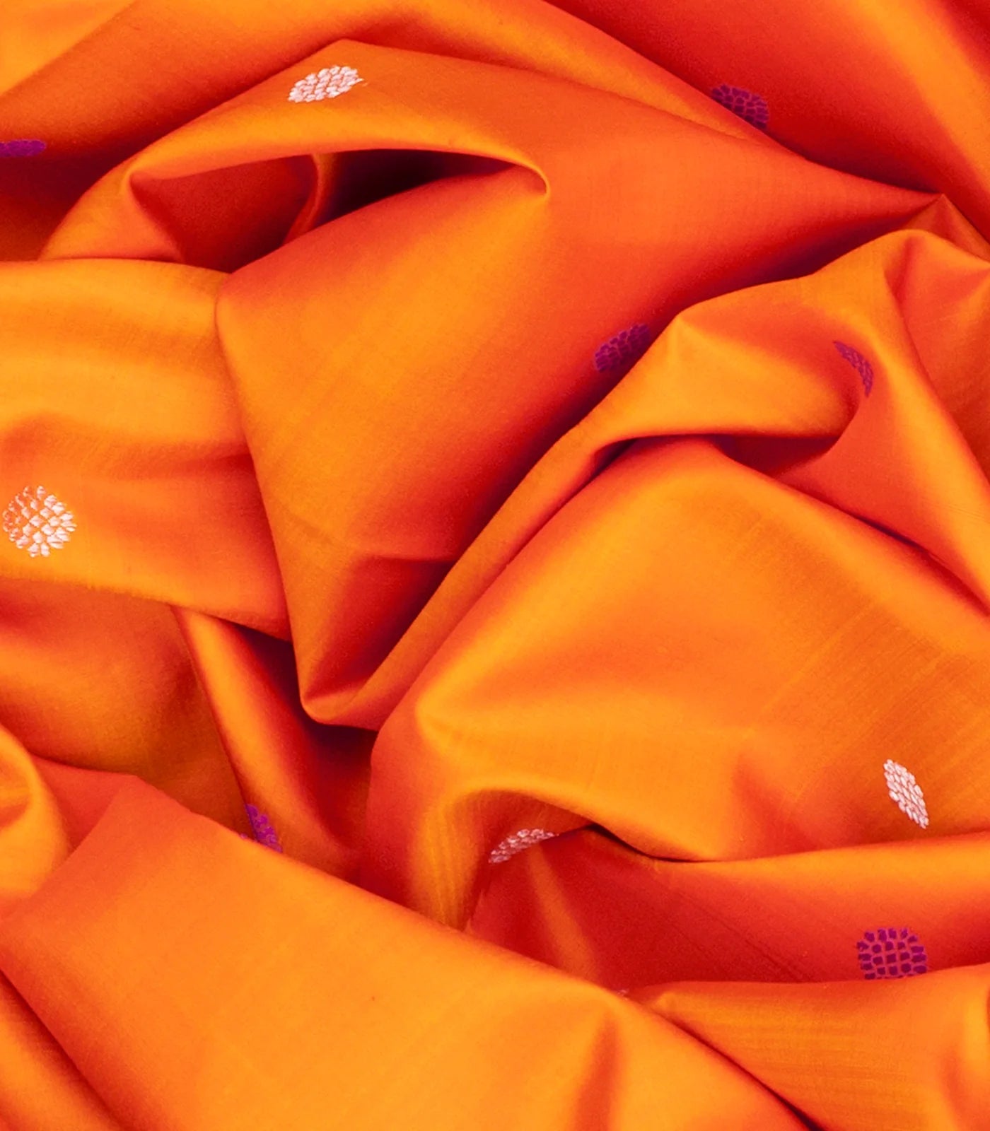 Mango Yellow Handloom Kanchipuram Korvai Silk Saree With Black Border-Mango Yellow