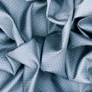 Grey Handloom Kanchipuram Silk Saree With Temple Motifs-Grey