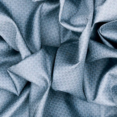 Grey Handloom Kanchipuram Silk Saree With Temple Motifs-Grey