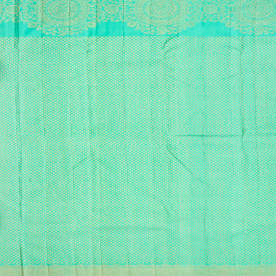 Pink Handloom Kanchipuram Silk Saree With Leaf Motifs-Pink