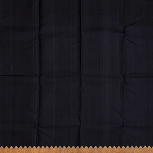 Maroon Handloom Kanchipuram Silk Saree With Zari Stripes-Maroon