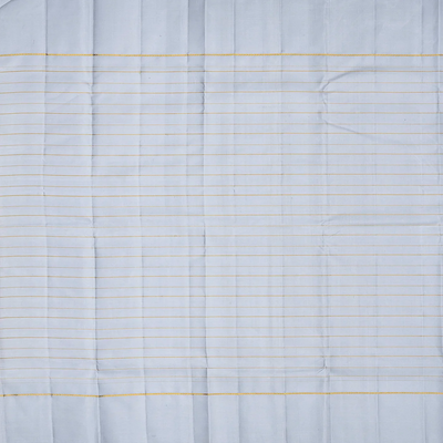 Pink & Purple Handloom Kanchipuram Korvai Silk Saree With Checks-Pink