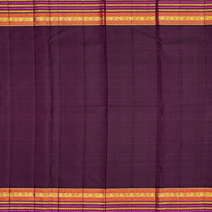 Baby Pink Handloom Kanchipuram Korvai Silk Saree With Maroon Border-Baby Pink