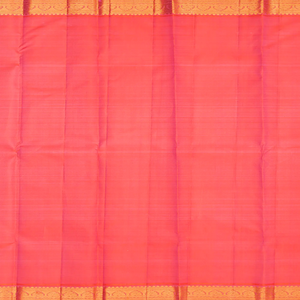 Lilac Handloom Kanchipuram Korvai Silk Saree With Buttas-Lilac