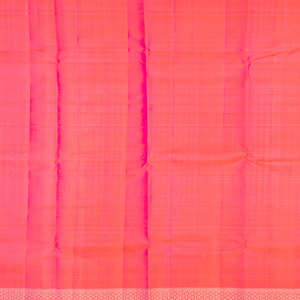 Purple Handloom Kanchipuram Silk Saree With Gandaberunda Motifs-Purple